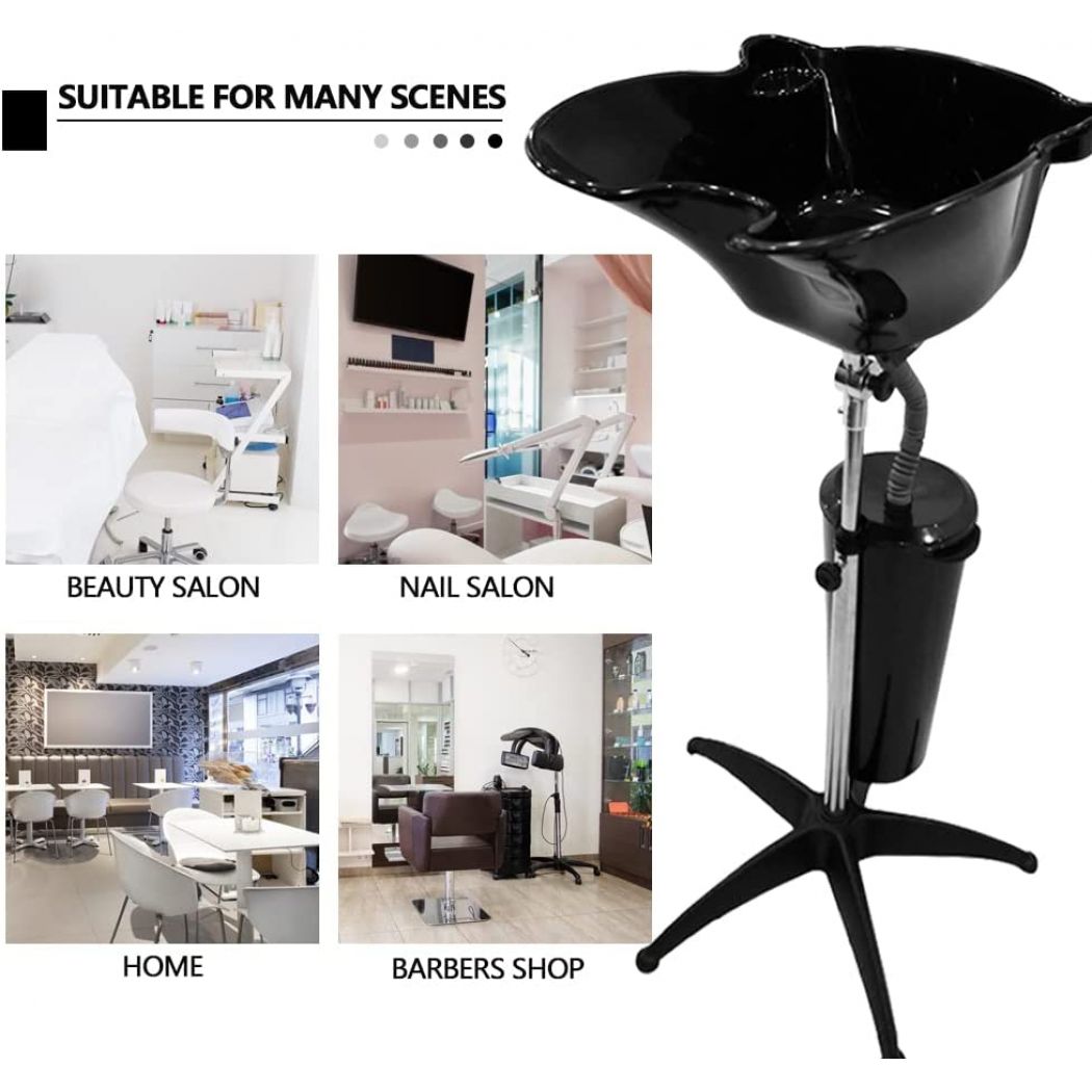 Beauty Salon Portable Height Adjustable Salon Shampoo Unit 